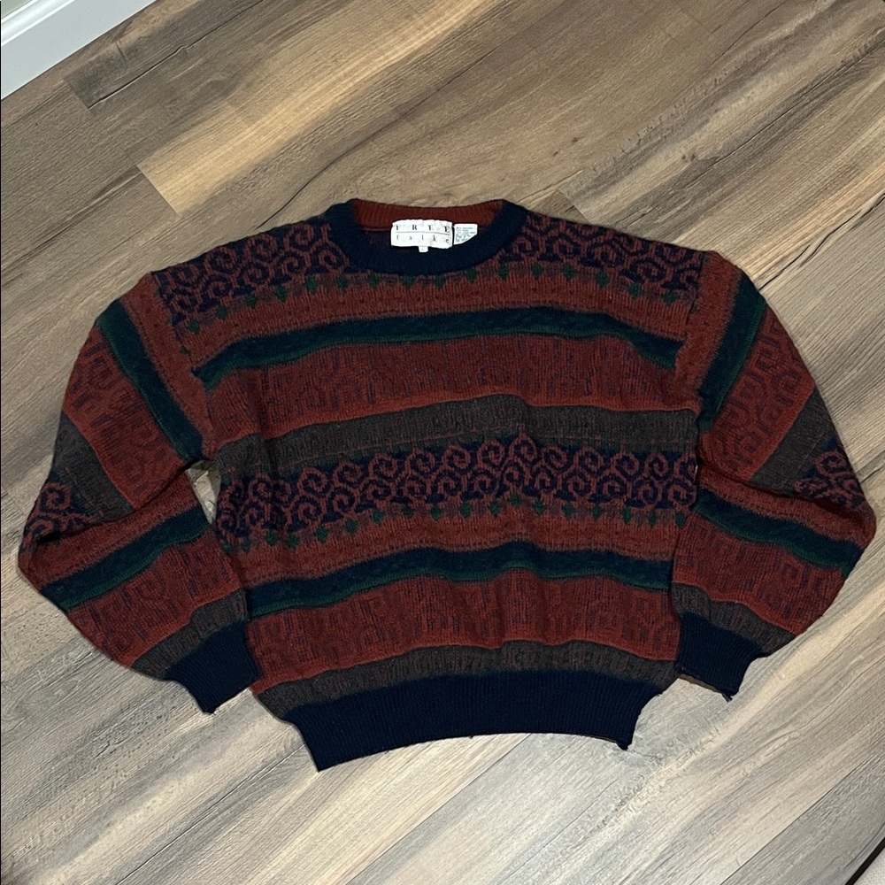 Vintage Patterned Men's Sweater